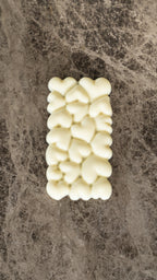 White Chocolate Slab - Bubble Heart (85g)