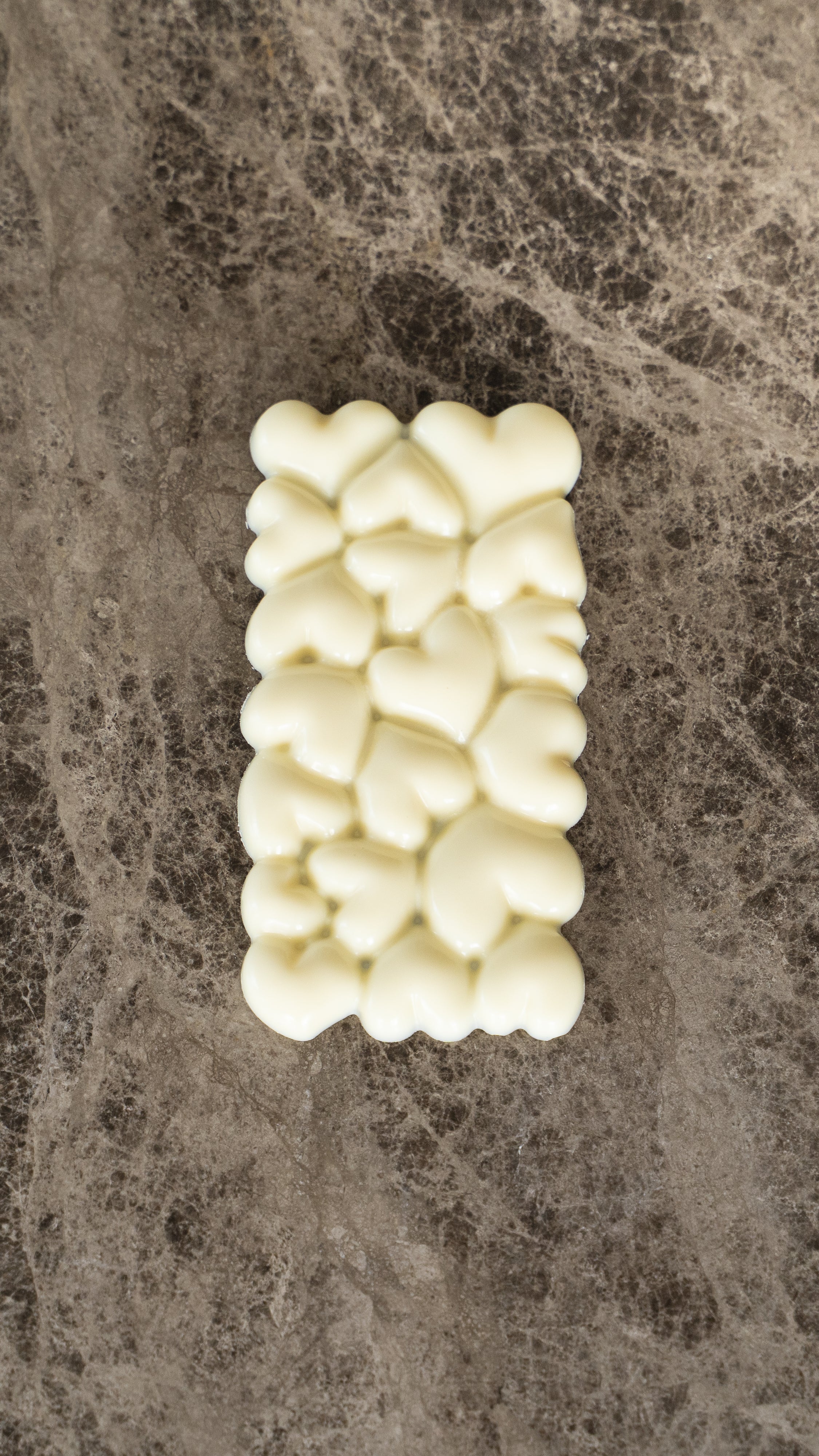 White Chocolate Slab - Bubble Heart (85g)