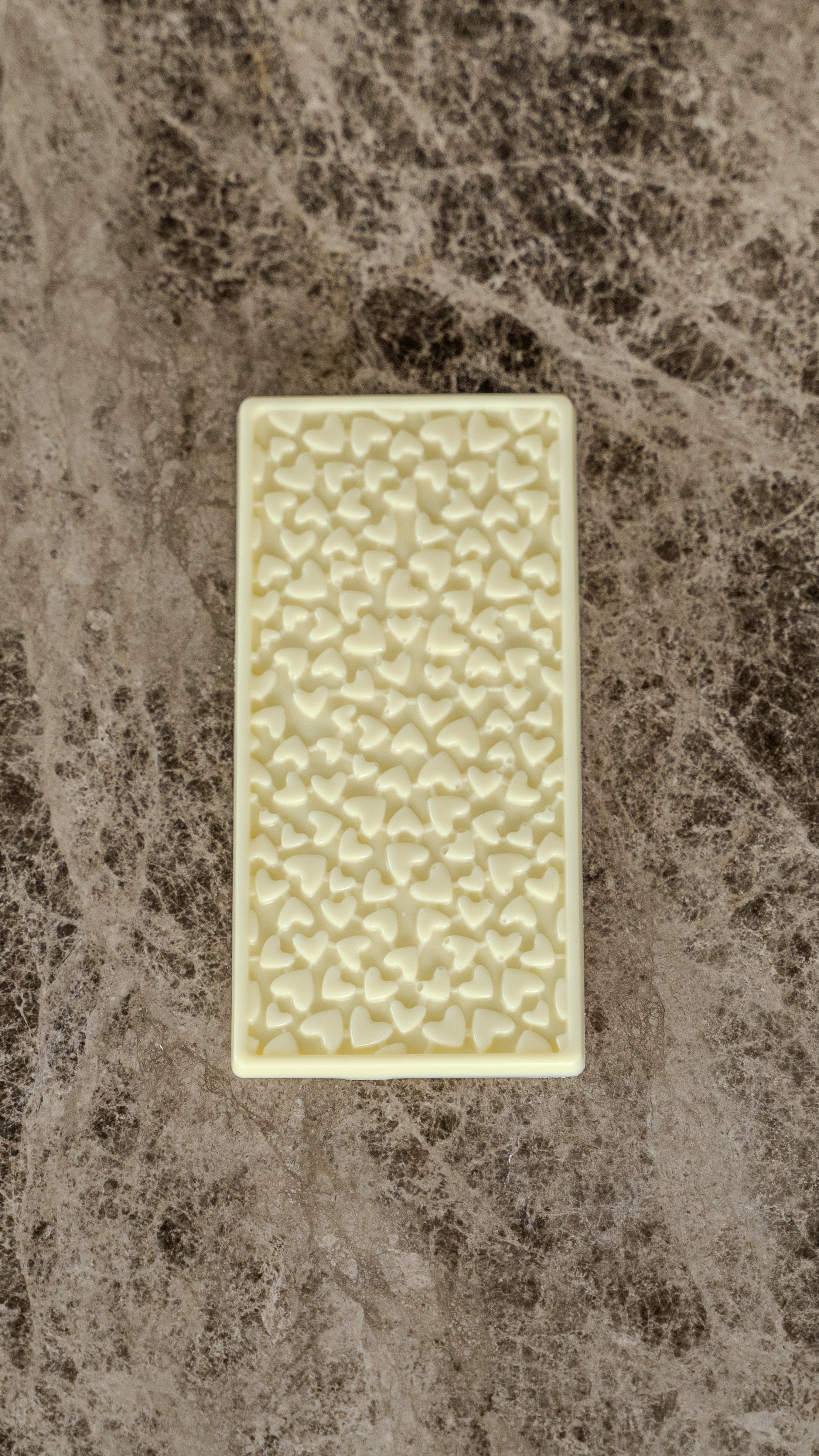 White Chocolate Slab - Hearts (85g)
