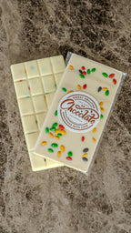 White Chocolate with Candy Sunflower Seeds (100g)