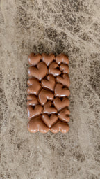 Milk Chocolate Slab - Bubble Heart (85g)