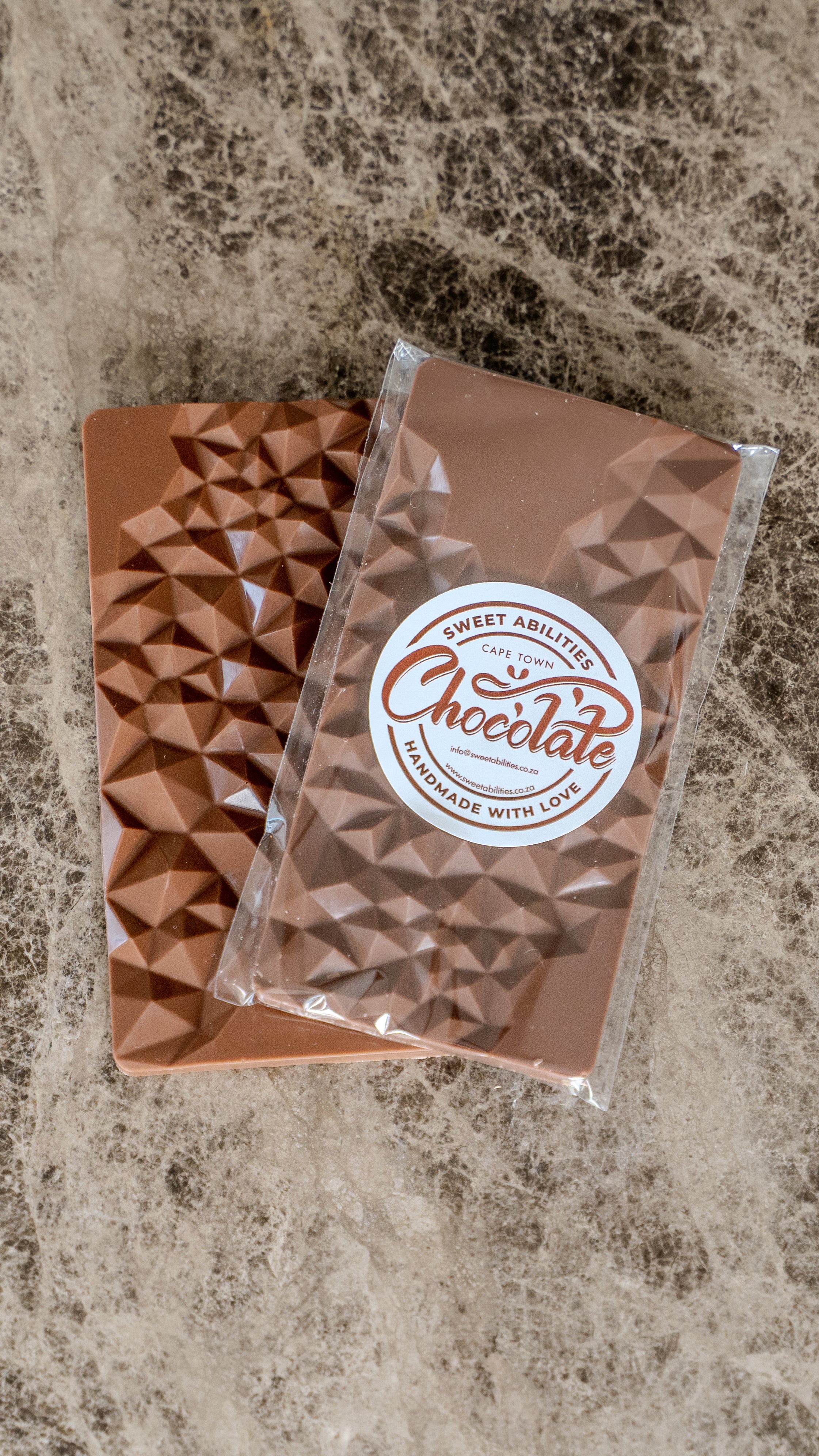 Milk Chocolate Slab - Geode Crystal (85g)