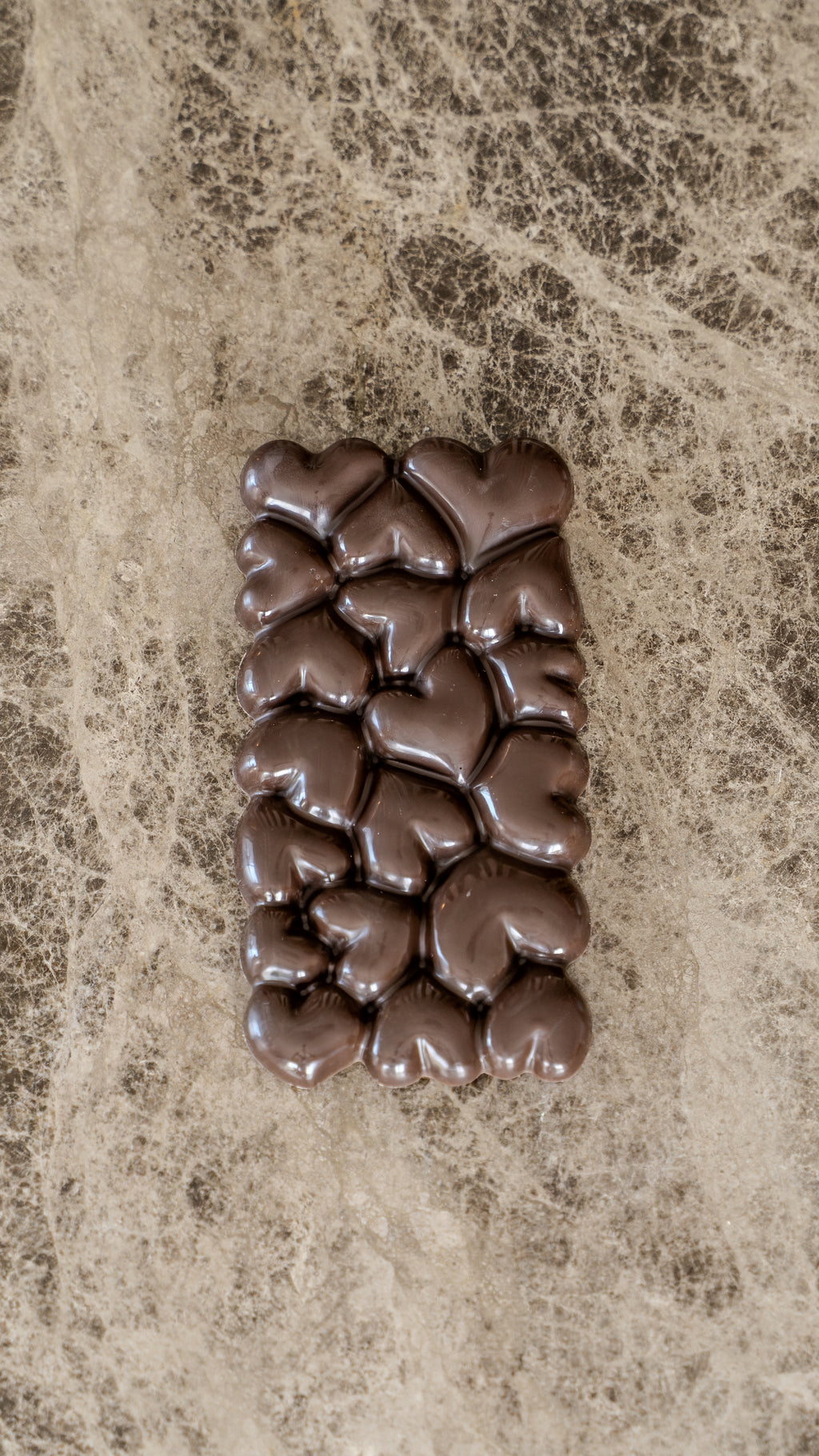 Dark Chocolate Slab - Bubble Heart (85g)