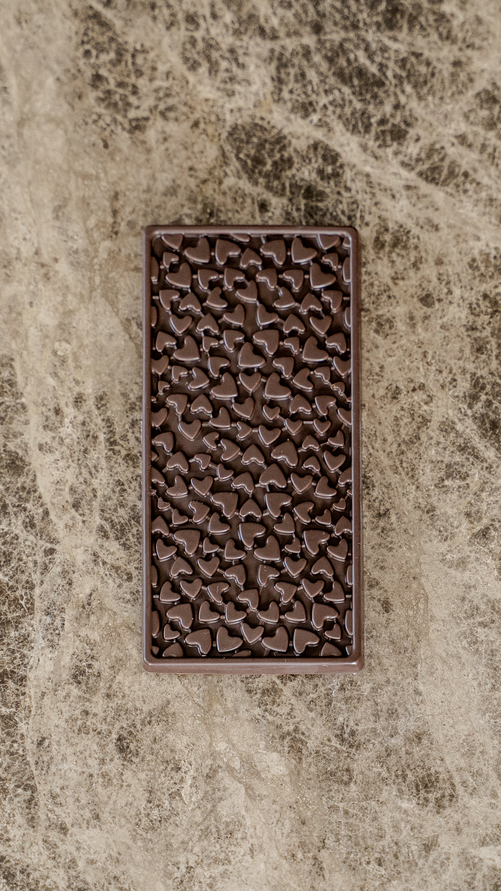Dark Chocolate Slab - Hearts (85g)