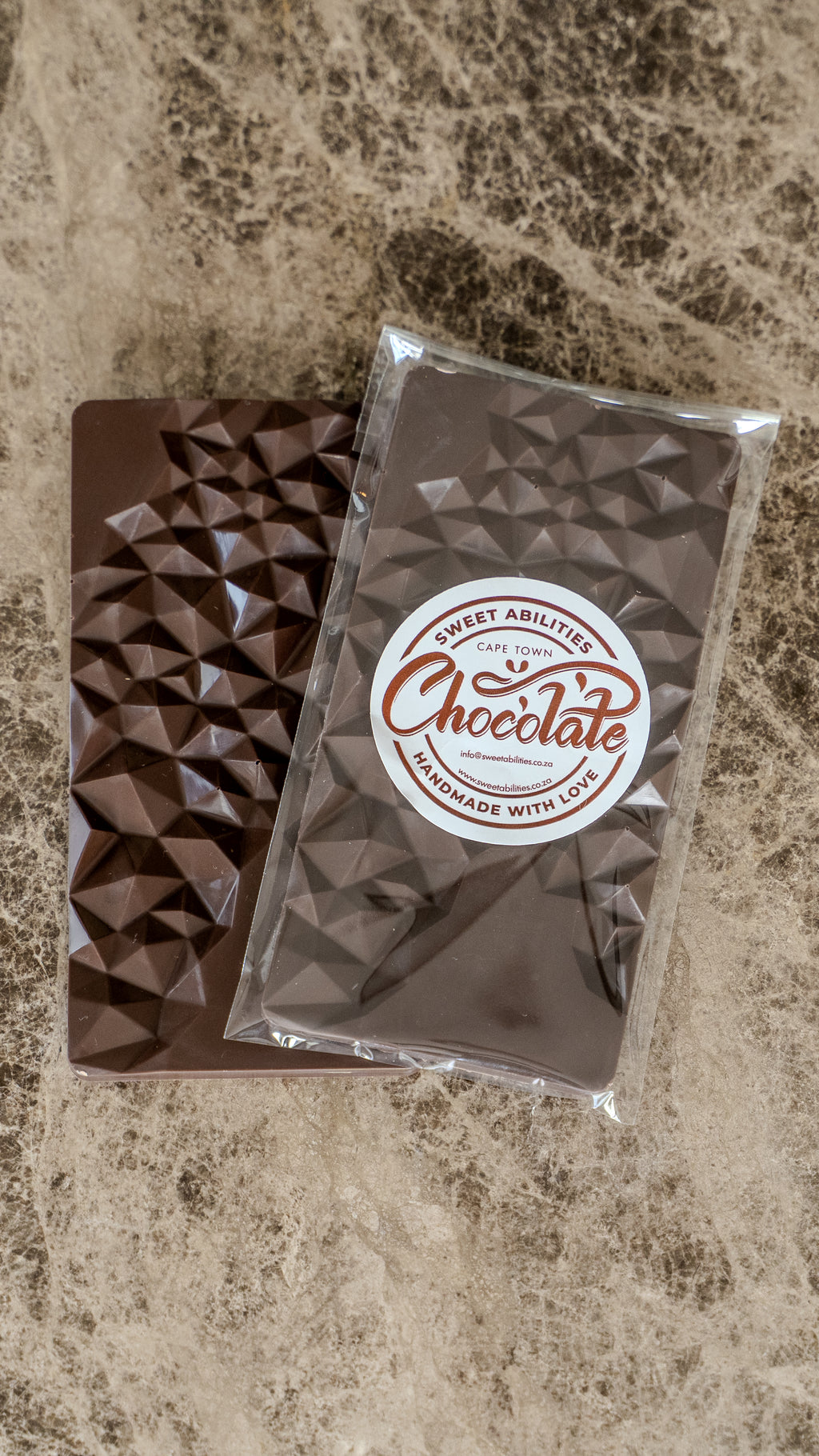 Dark Chocolate Slab - Geode Crystal (85g)