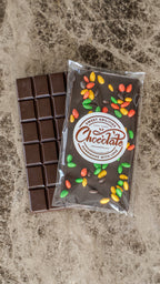 Dark Chocolate with Candy Sunflower Seeds (100g)